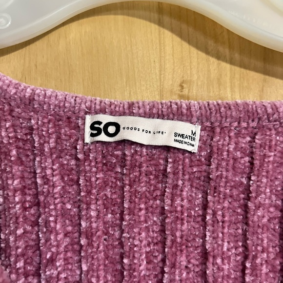 Pink Zip Up Sweater - Picture 2 of 3